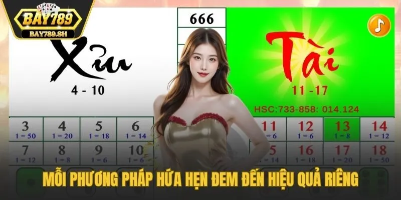 Mỗi phương pháp hứa hẹn đem đến hiệu quả riêng